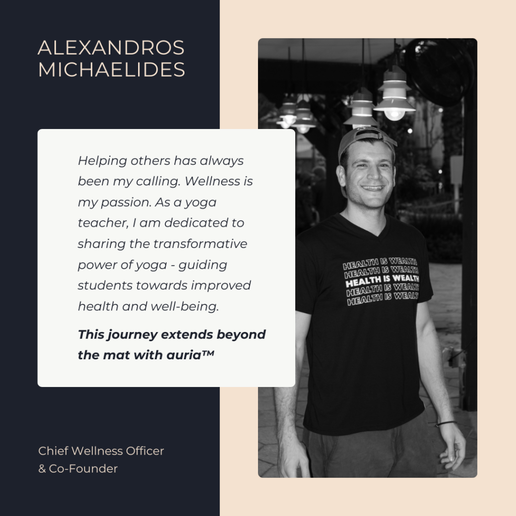 Alexandros Michaelides | Chief Wellness Officer auria™